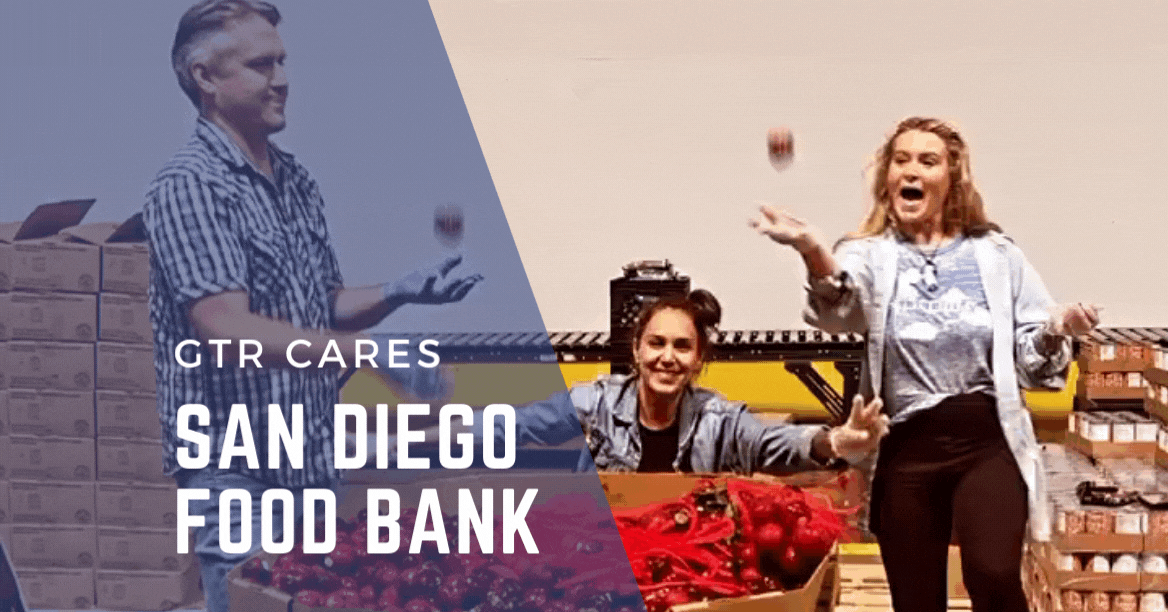 GTR Cares and the San Diego Food Bank