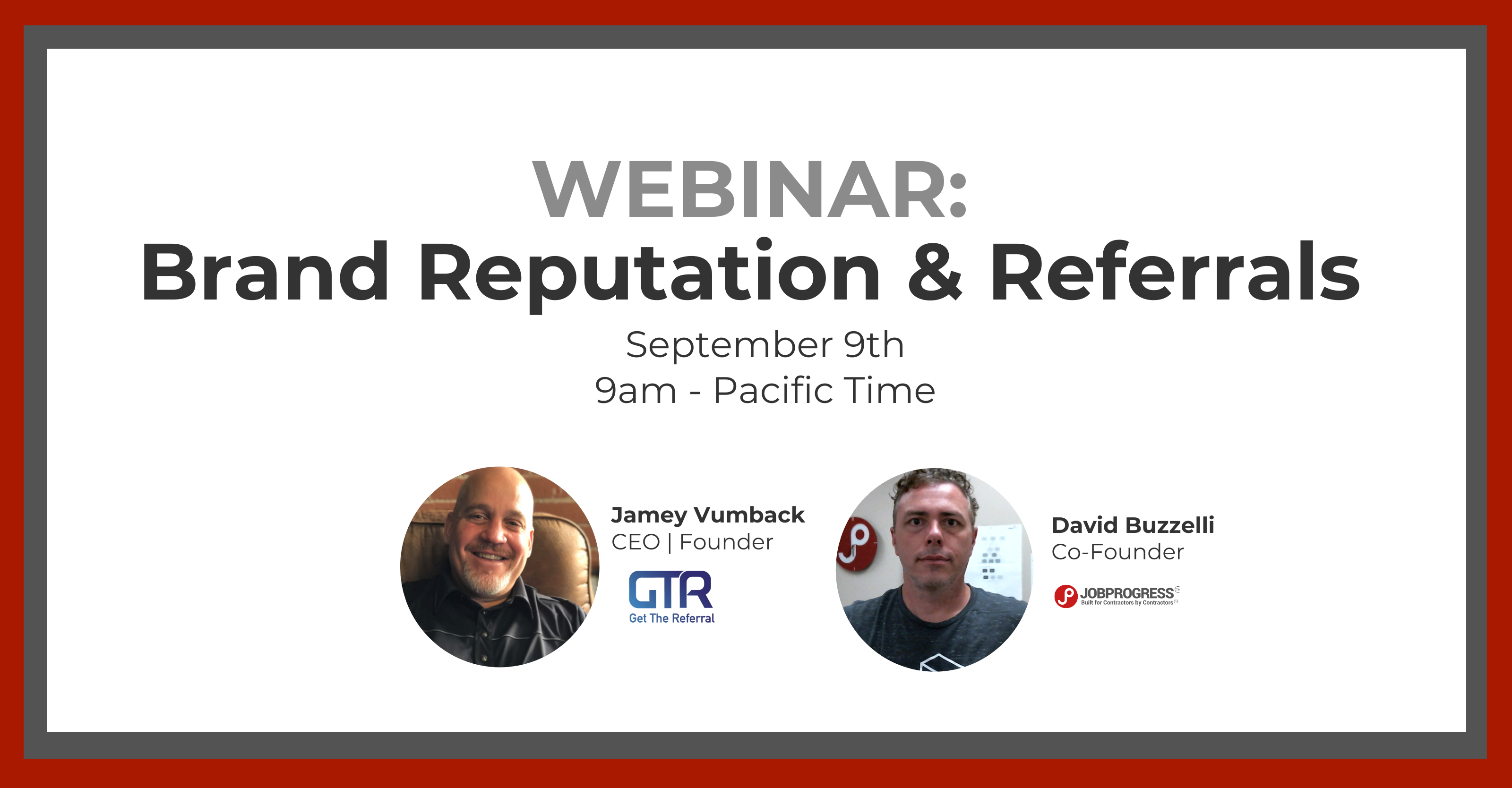 Webinar: Brand Reputation and Referrals