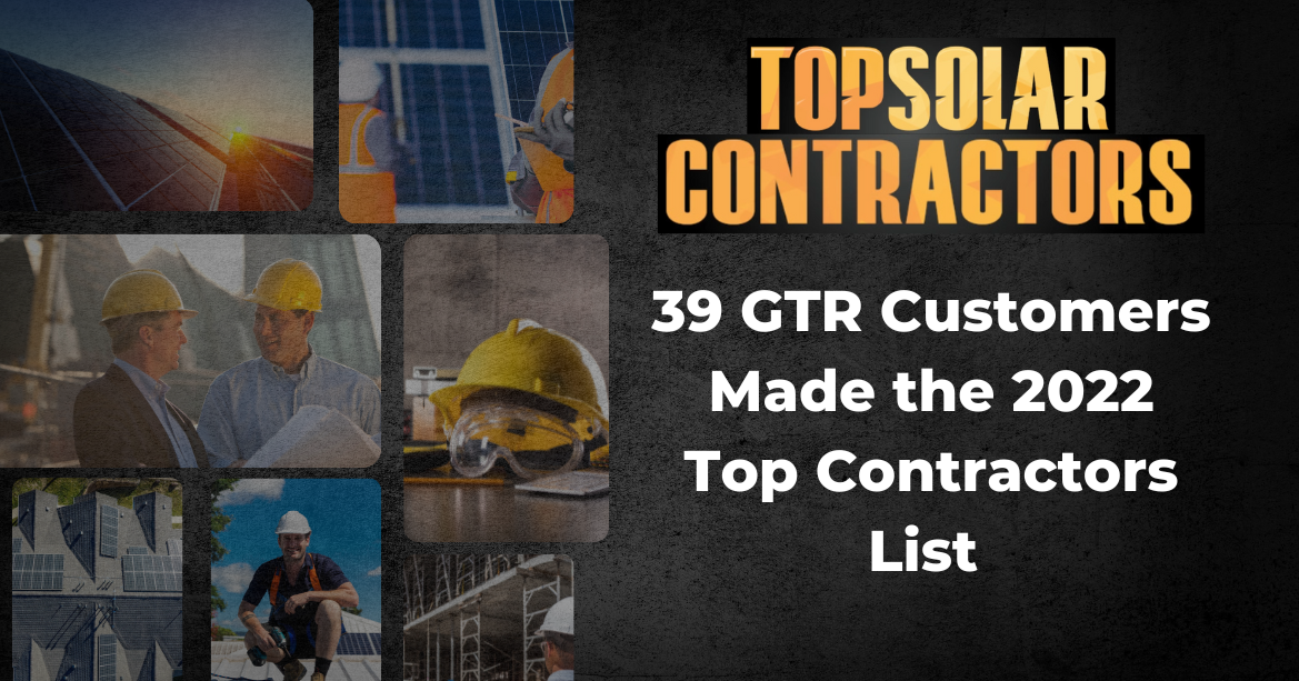 2022 GTR Top Solar Contractors
