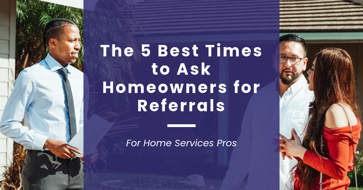 best times to ask for a referral
