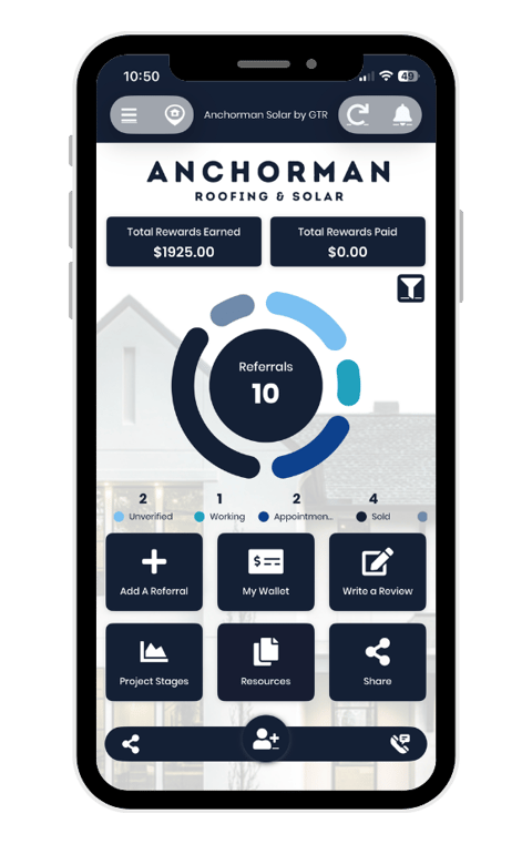 Refer-Pro Homeowner app