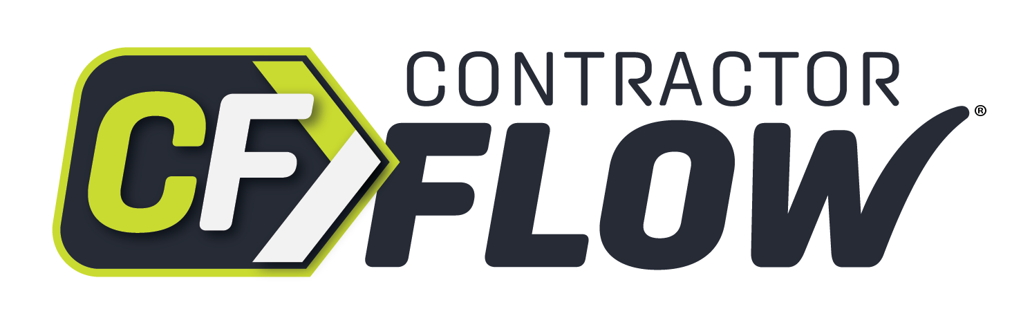 ContractorFlow Logo Landscape with ®
