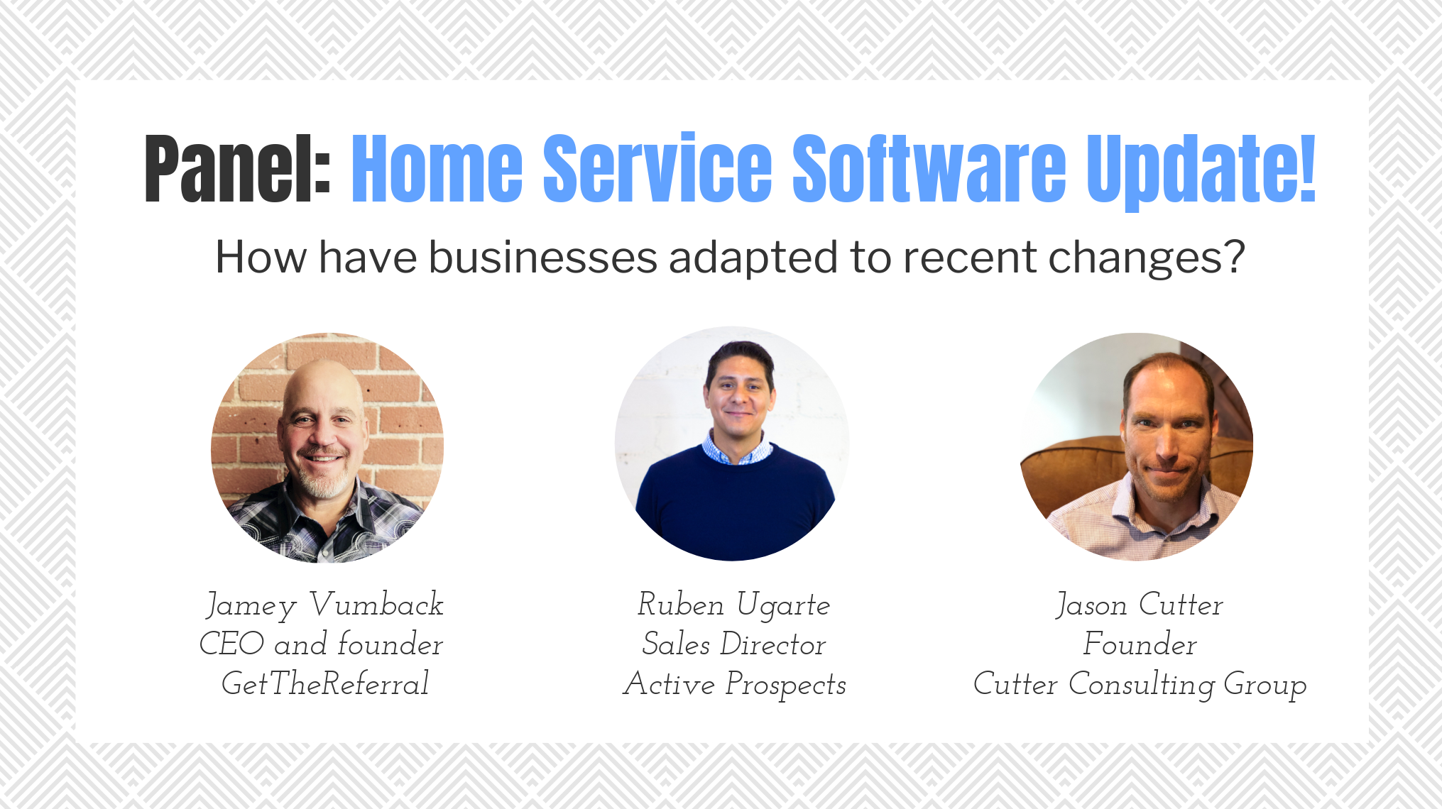 Panel: Home Service Software Update